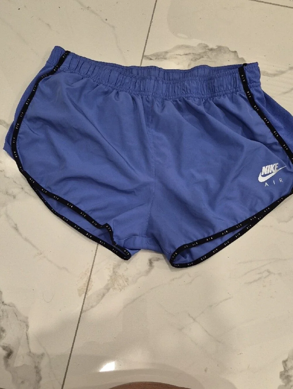 Nike Air Women's Purple Athletic Running Shorts with Black Trim